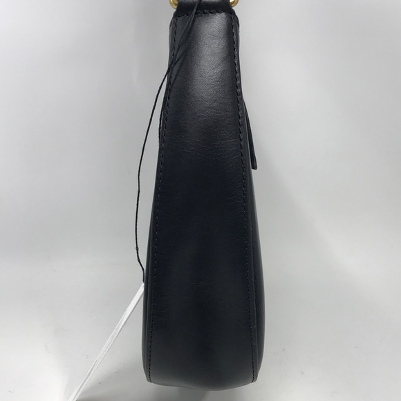 Loeffler Randall Greta Leather Shoulder Bag, Size M - Black/Gold Women's - Picture 10 of 16